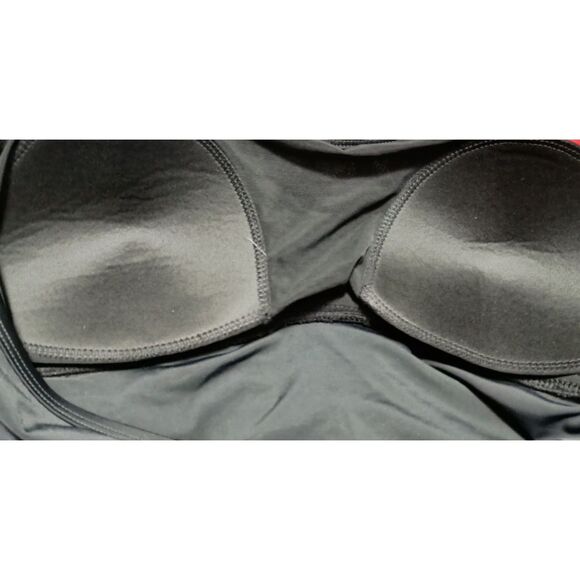 Black Tankini (Only) with Spaghetti Straps, Size XL (NWT) - Picture 5 of 7